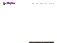 Tablet Screenshot of digitaltasweeq.com